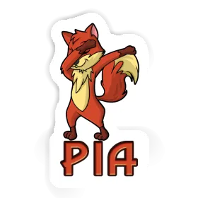 Fuchs Aufkleber Pia Image