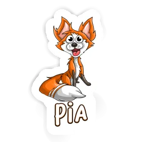 Pia Sticker Fox Image