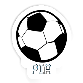 Ballon de foot Autocollant Pia Image