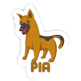 Pia Sticker Hirtenhund Image