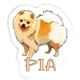 Sticker German Spitz Pia Image