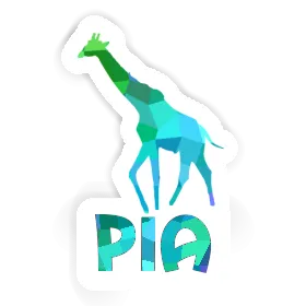 Sticker Pia Giraffe Image