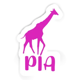 Pia Aufkleber Giraffe Image