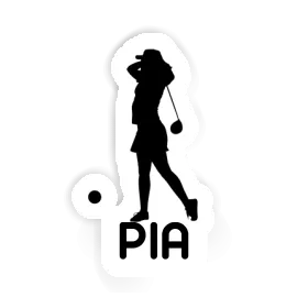 Golfer Sticker Pia Image