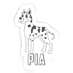 Sticker Pia Great Dane Image