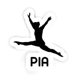 Aufkleber Pia Gymnastin Image