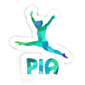 Autocollant Gymnaste Pia Image