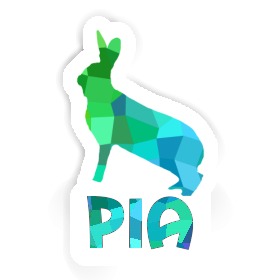 Sticker Kaninchen Pia Image