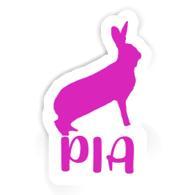 Kaninchen Sticker Pia Image