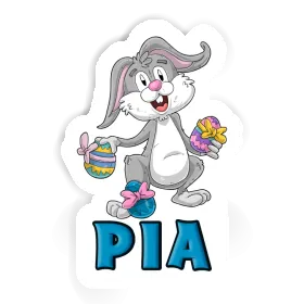 Autocollant Pia Lapin de Pâques Image