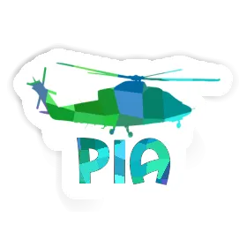 Sticker Helicopter Pia Image