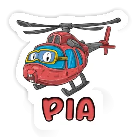 Pia Aufkleber Hubschrauber Image