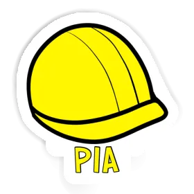 Sticker Pia Helmet Image