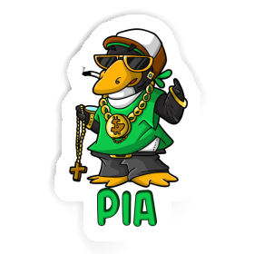 Pia Sticker Hip Hop Penguin Image