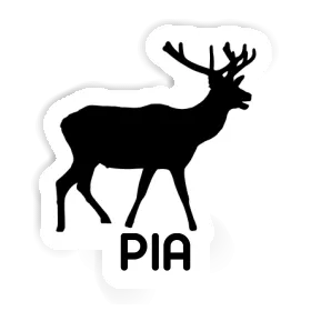 Pia Autocollant Cerf Image