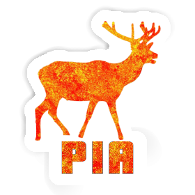 Hirsch Aufkleber Pia Image