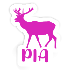 Autocollant Cerf Pia Image