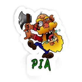 Pia Sticker Lumberjack Image