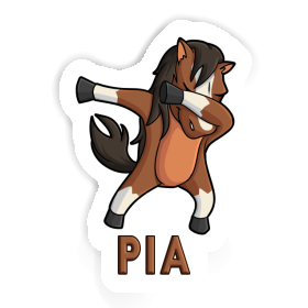 Pia Aufkleber Pferd Image