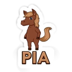 Sticker Pia Pferd Image