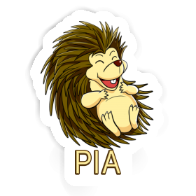 Sticker Pia Hedgehog Image