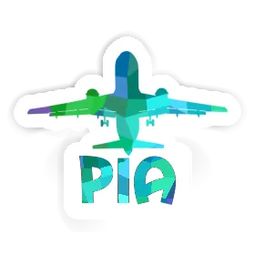 Sticker Jumbo-Jet Pia Image