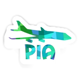 Sticker Jumbo-Jet Pia Image