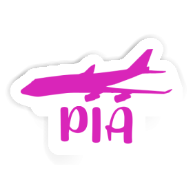 Sticker Jumbo-Jet Pia Image