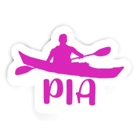 Sticker Kayaker Pia Image