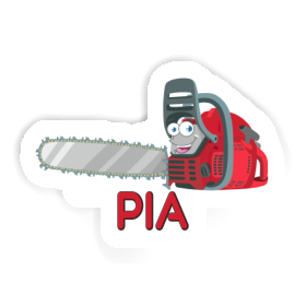 Sticker Chainsaw Pia Image