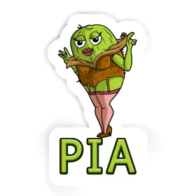 Autocollant Kiwi Pia Image