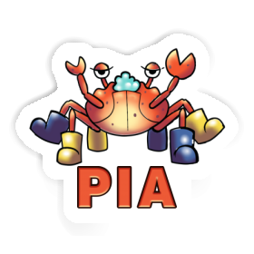 Autocollant Pia Crabe Image