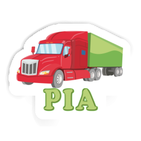 Pia Sticker Articulated lorry Image