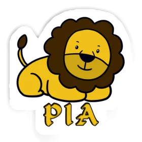 Autocollant Lion Pia Image