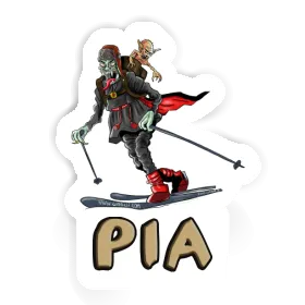 Sticker Telemarker Pia Image