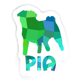 Pug Sticker Pia Image