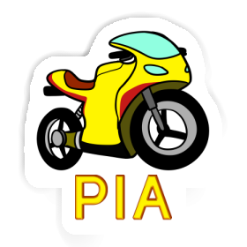 Moto Autocollant Pia Image