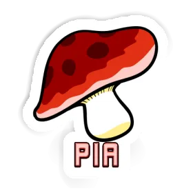 Pilz Aufkleber Pia Image