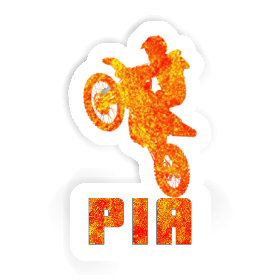 Pia Sticker Motocross-Fahrer Image