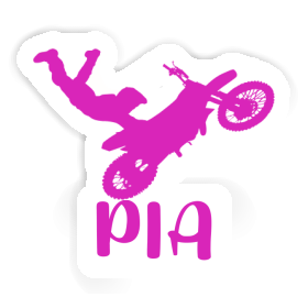 Aufkleber Pia Motocross-Fahrer Image