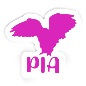 Autocollant Hibou Pia Image