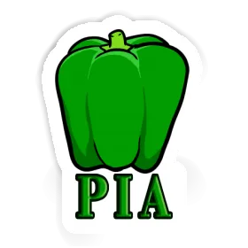 Pia Autocollant Poivron Image