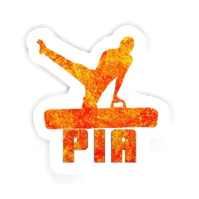 Pia Autocollant Gymnaste Image