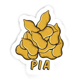 Sticker Nuss Pia Image