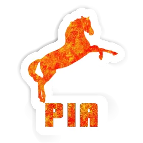 Pia Sticker Horse Image