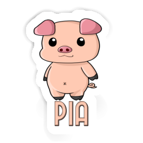 Pia Sticker Schweinchen Image