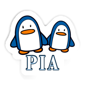 Pinguin Aufkleber Pia Image