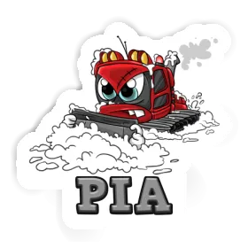 Pia Sticker Pistenfahrzeug Image