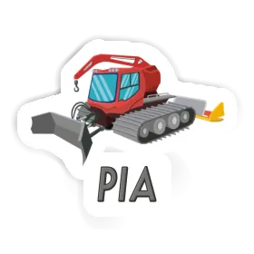 Sticker Snow Groomer Pia Image