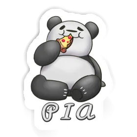 Autocollant Panda Pia Image